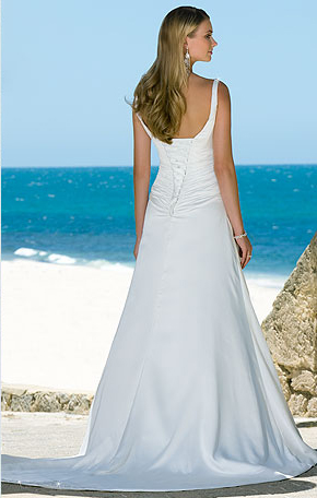 Orifashion HandmadeGraceful Beach Bridal Gown / Wedding Dress BE